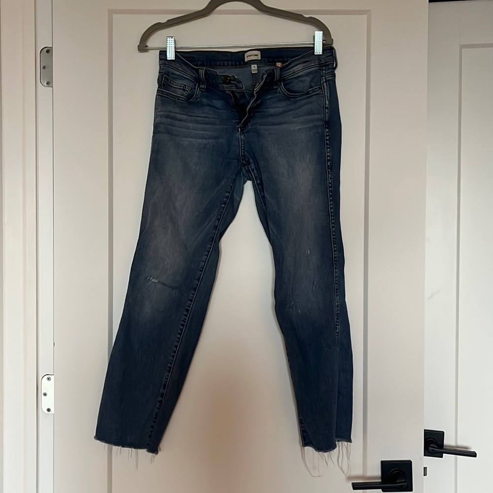 Straight leg jeans